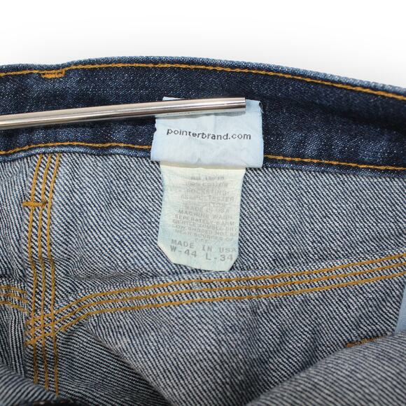 44x34 (actual 43x31) POINTER BRAND Jeans MadeInUSA Vintage - Picture 13 of 14